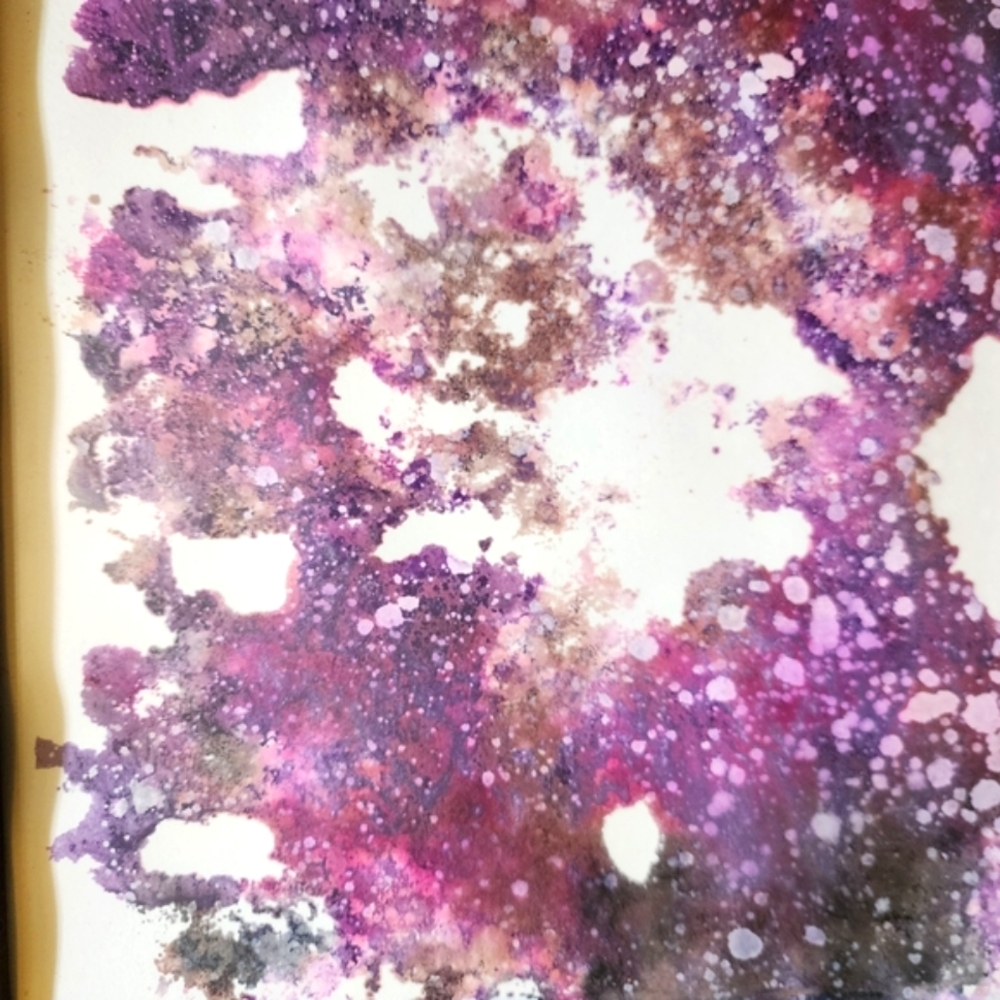 HANDCRAFTED Antique Bronze Frame Painting HANDPAINTED Abstract Art Wall Decor - Picture 7 of 16